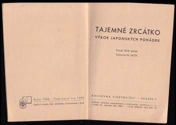 Petr Denk: Tajemné zrcátko