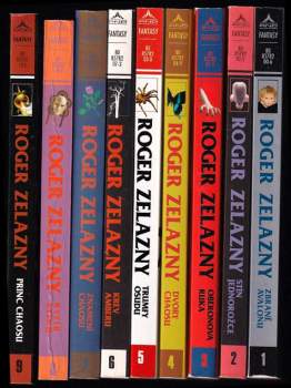 Roger Zelazny: Tajemný Amber - 1. - 9. díl - KOMPLETNÍ SÉRIE - Zbraně Avalonu + Stín jednorožce + Oberonova ruka + Dvory Chaosu + Trumfy osudu + Krev Amberu + Znamení Chaosu + Rytíř stínů + Princ Chaosu