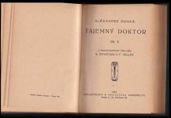 Alexandre Dumas: Tajemný doktor
