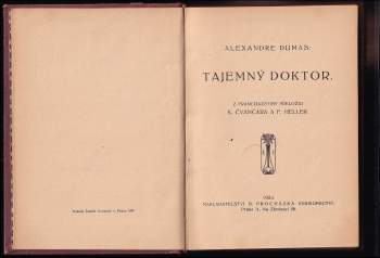 Alexandre Dumas: Tajemný doktor
