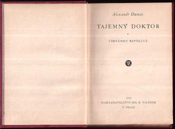 Alexandre Dumas: Tajemný doktor
