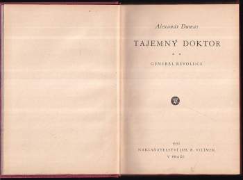Alexandre Dumas: Tajemný doktor
