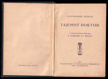 Alexandre Dumas: Tajemný doktor Díl 1