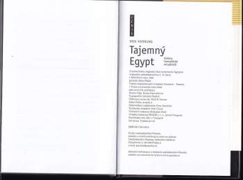 Erik Hornung: Tajemný Egypt