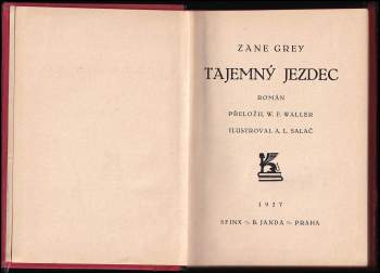 Zane Grey: Tajemný jezdec