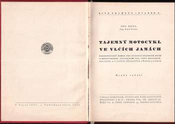 Karel Pirner: Tajemný motocykl ve Vlčích jamách