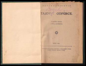Agatha Christie: Tajemný odpůrce