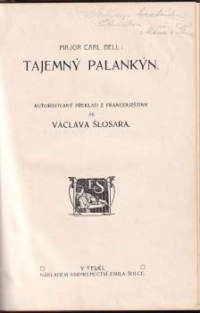 Charles Bell: Tajemný palankýn