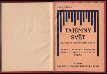Hugo Václav Sáňka: Tajemný svět