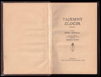 Henry Gréville: Tajemný zločin