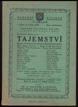 Bedřich Smetana: Tajemství