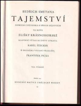 Bedřich Smetana: Tajemství