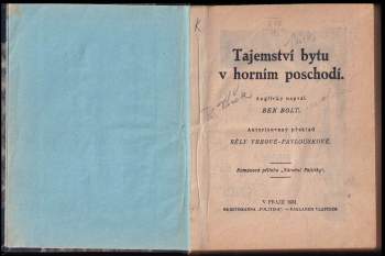 George Sand: KOMPLET Tajemství bytu v horním poschodí + O nejkrásnější dívku v Benátkách + Ďábelská ulice