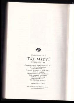 Paula Brackston: Tajemství čokoládovny