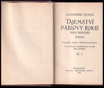 Alexandre Dumas: Tajemství ďáblovy rokle
