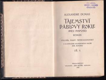 Alexandre Dumas: Tajemství ďáblovy rokle