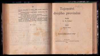 William John Locke: Veselá dobrodružství Aristida Pujola + Tajemství dvojího provinění