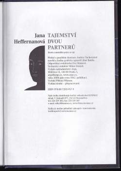 Jana Heffernanová: Tajemství dvou partnerů