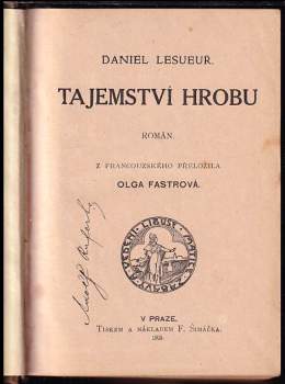 Daniel Lesueur: Tajemství hrobu