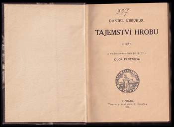Daniel Lesueur: Tajemství hrobu