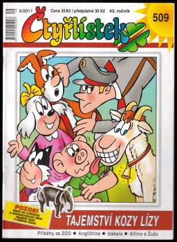 Tajemství kozy Lízy  - Čtyřlístek 509