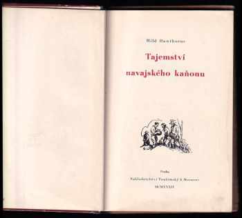 Hildegarde Hawthorne: Tajemství navajského kaňonu - ILUSTRACE ZDENĚK BURIAN