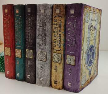 Tajemství nesmrtelného Nikolase Flamela 1 - 6 KOMPLET Alchymista + Čaroděj + Vědma + Zaříkávač + Válečník + Kněžka