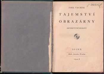 Emil Vachek: Tajemství obrazárny