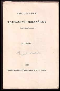 Emil Vachek: Tajemství obrazárny