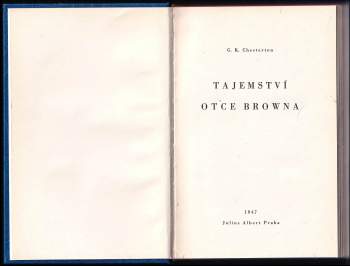G. K Chesterton: Tajemství otce Browna