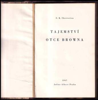 G. K Chesterton: Tajemství otce Browna