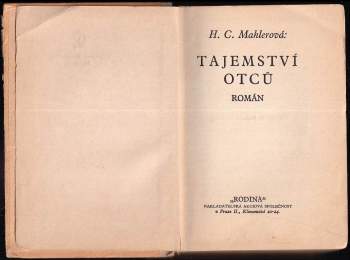 Hedwig Courths-Mahler: Tajemství otců