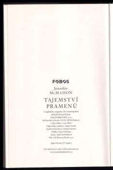 Jennifer McMahon: Tajemství pramenů