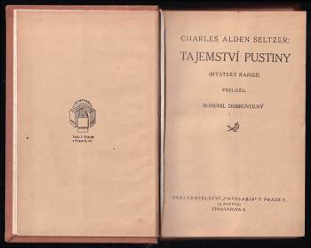 Charles Alden Seltzer: Tajemství pustiny
