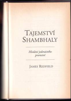 James Redfield: Tajemství Shambhaly