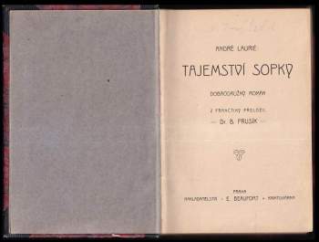 André Laurie: Tajemství sopky