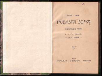 André Laurie: Tajemství sopky