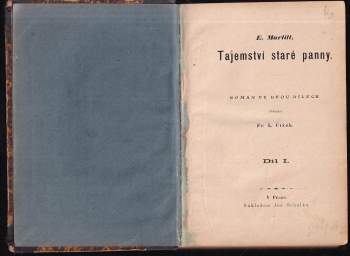 Eugenie Marlitt: Tajemství staré panny