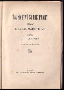 Eugenie Marlitt: Tajemství staré panny