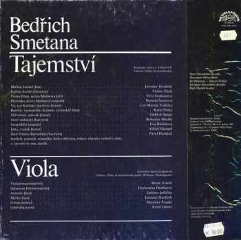 Bedřich Smetana: Tajemství (The Secret) - Viola (3xLP+BOX+BOOKLET)