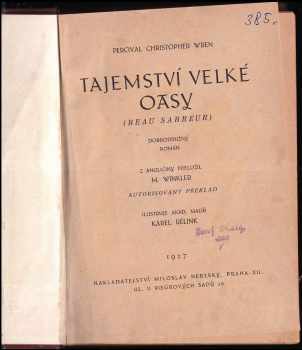 Percival Christopher Wren: Tajemství velké oasy