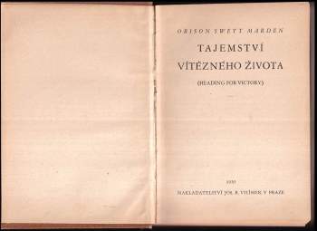 Orison Swett Marden: Tajemství vítězného života