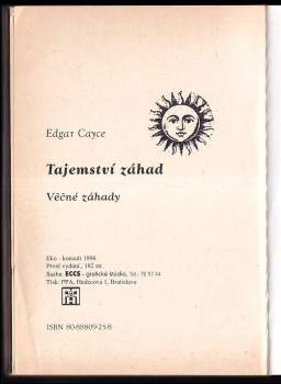 Edgar Cayce: Tajemství záhad