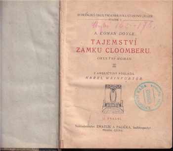 Arthur Conan Doyle: Tajemství zámku Cloomberu : Okultní román