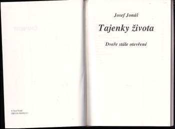 Josef Jonas: Tajenky života