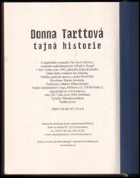 Donna Tartt: Tajná historie