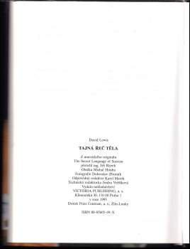 David Lewis: Tajná řeč těla