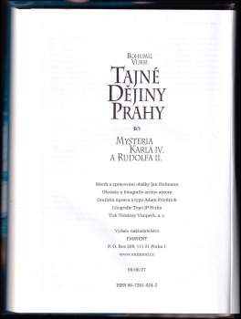 Bohumil Vurm: Tajné dějiny Prahy