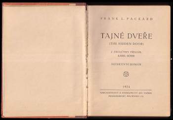 Frank L Packard: Tajné dveře