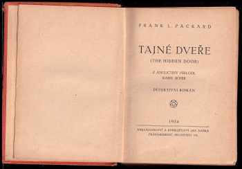 Frank L Packard: Tajné dveře (The hidden door)